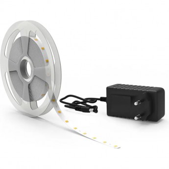 Лента GAUSS BASIC в комплекте LED 2835/60 12V 6W/m 600lm/m 4000K 8mm IP65 5m Лента GAUSS BASIC в комплекте LED 2835/60 12V 6W/m 600lm/m 4000K 8mm IP65 5m