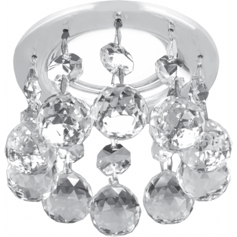 Светильник GAUSS BRILLIANCE PT005, Кристалл/Хром, Gu5.3 Светильник GAUSS BRILLIANCE PT005, Кристалл/Хром, Gu5.3